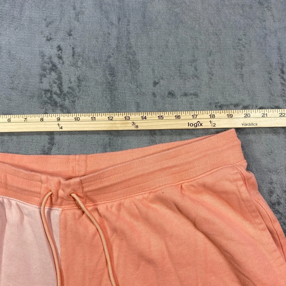 Jordan Jumpman Shorts Mens 3XL Orange Peach Colorblock Fleece Standard Fit Sport